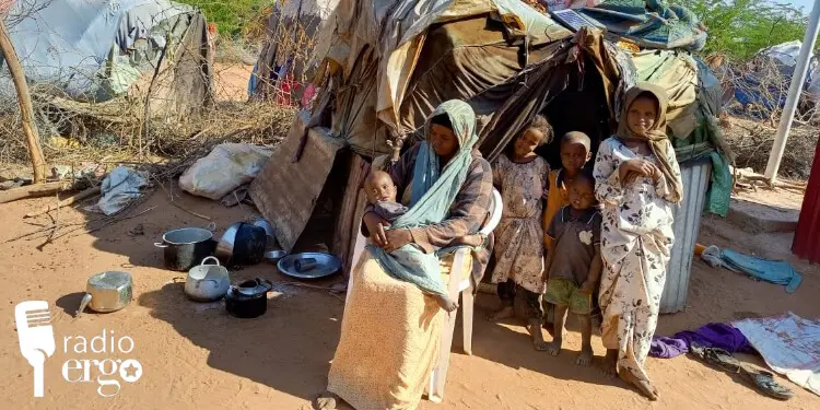 Humanitarian crisis faces desperate families in an IDP camp in Burao